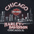 Vintage Harley Davidson Chicago 2008 Tee Shirt Size Large Made In Usa