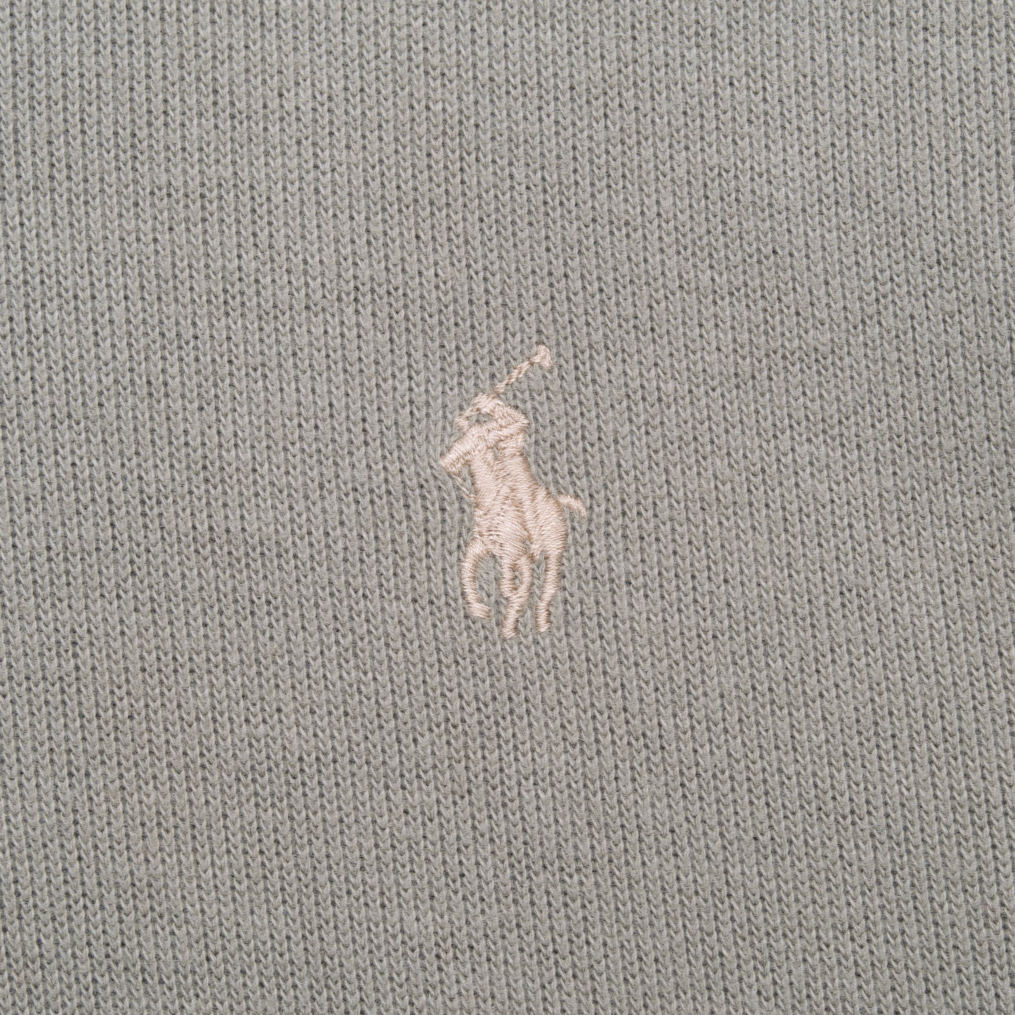 Vintage Polo Ralph Lauren Sage Green Quarter 1/4 Zip Sweater 1990s Size 2XL