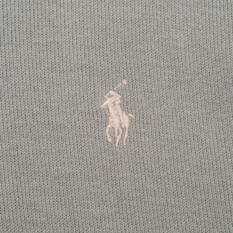 Vintage Polo Ralph Lauren Sage Green Quarter 1/4 Zip Sweater 1990s Size 2XL