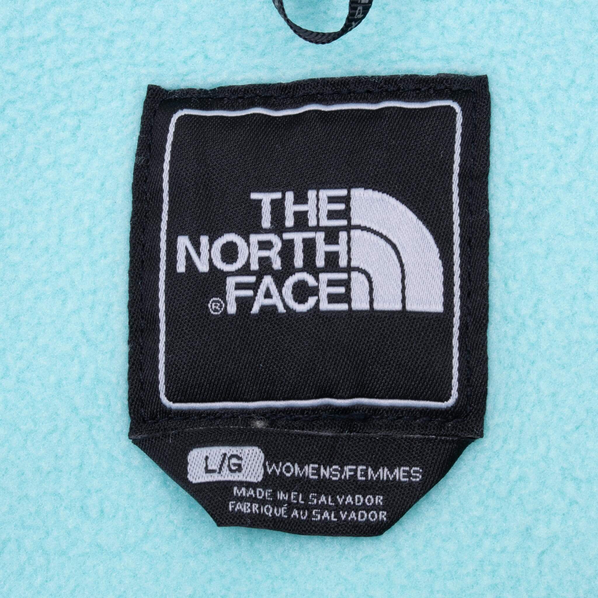 Vintage The North Face Polartec Denali Light Blue Fleece Jacket 2000S Size Large Women