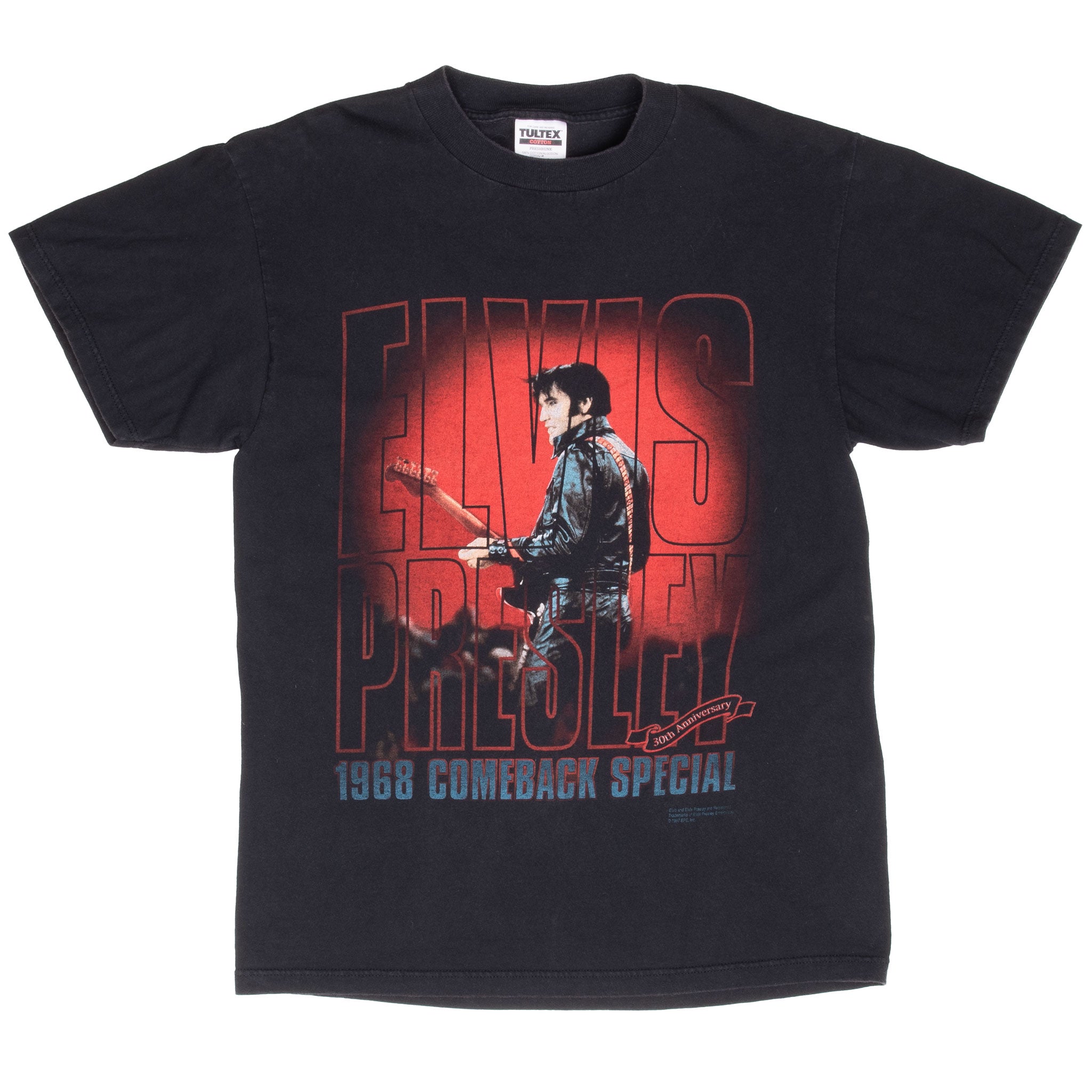 Vintage Elvis Presley Comeback 30Th Anniversary 1997 Tee Shirt Size Medium