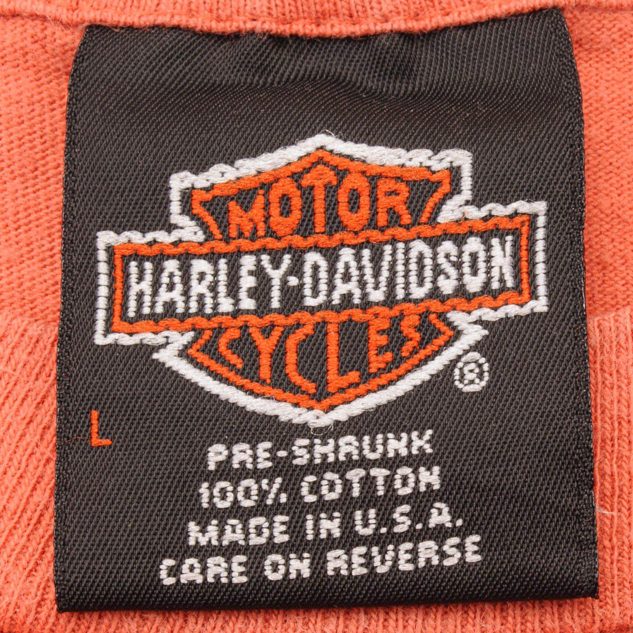 VINTAGE HARLEY DAVIDSON TEE SHIRT 1996 SIZE LARGE MADE IN USA
