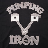 Vintage Harley Davidson Pumping Iron Tank Top Tee Shirt 1986 Size Large Made In USA 80s