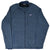 Full front view of blue Patagonia Better Sweater zip-up fleece jacket