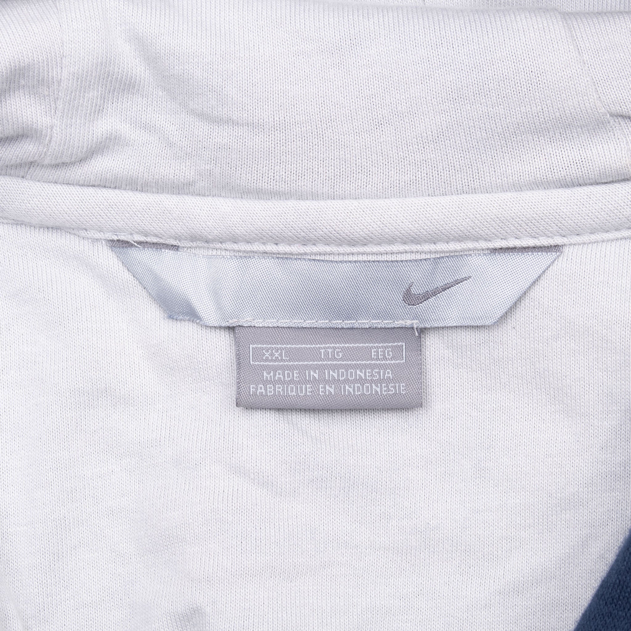 Vintage Nike Spellout Dark Grey Hoodie Sweatshirt 2000S Size 2XL