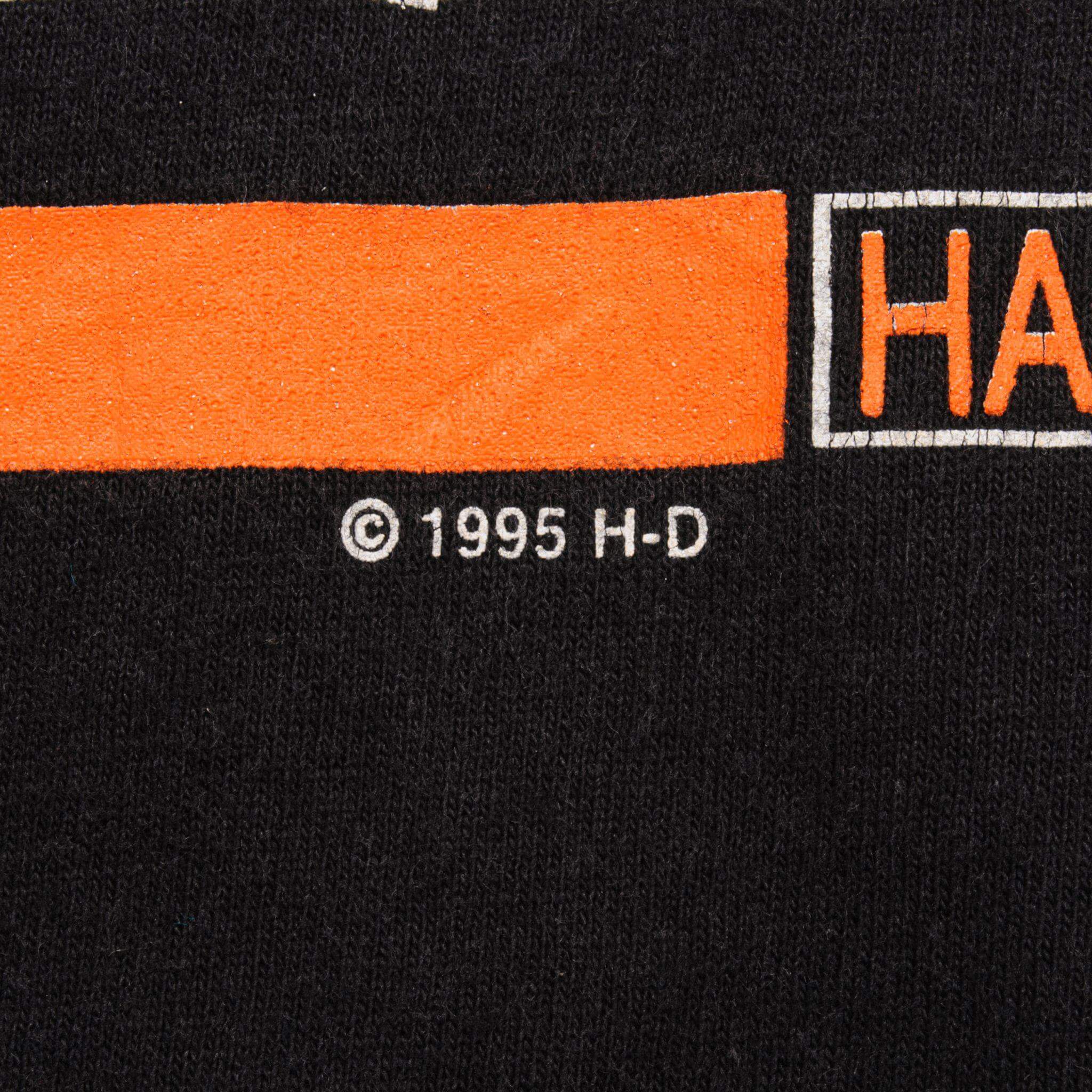 VINTAGE HARLEY DAVIDSON TEE SHIRT 1995 SIZE MEDIUM