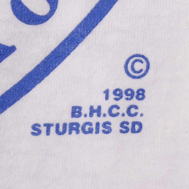 VINTAGE STURGIS BLACK HILLS RALLY TEE SHIRT 1998 SIZE MEDIUM MADE IN USA