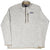 Front view of beige Patagonia Better Sweater quarter-zip fleece pullover