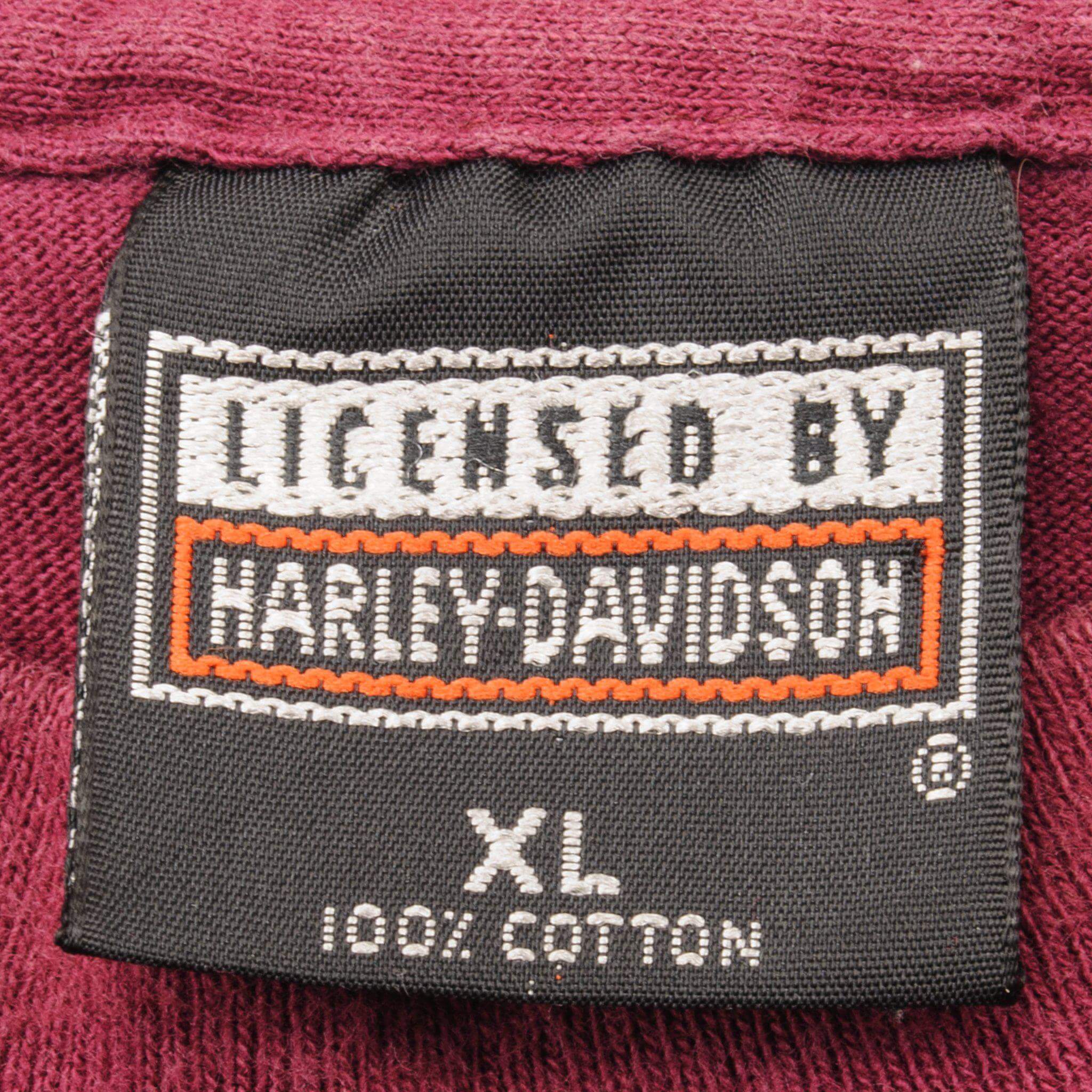 VINTAGE HARLEY DAVIDSON TEE SHIRT 1996 SIZE XL MADE IN USA