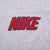 Vintage Nike Spellout Grey Hoodie Sweatshirt 2000S Size Medium