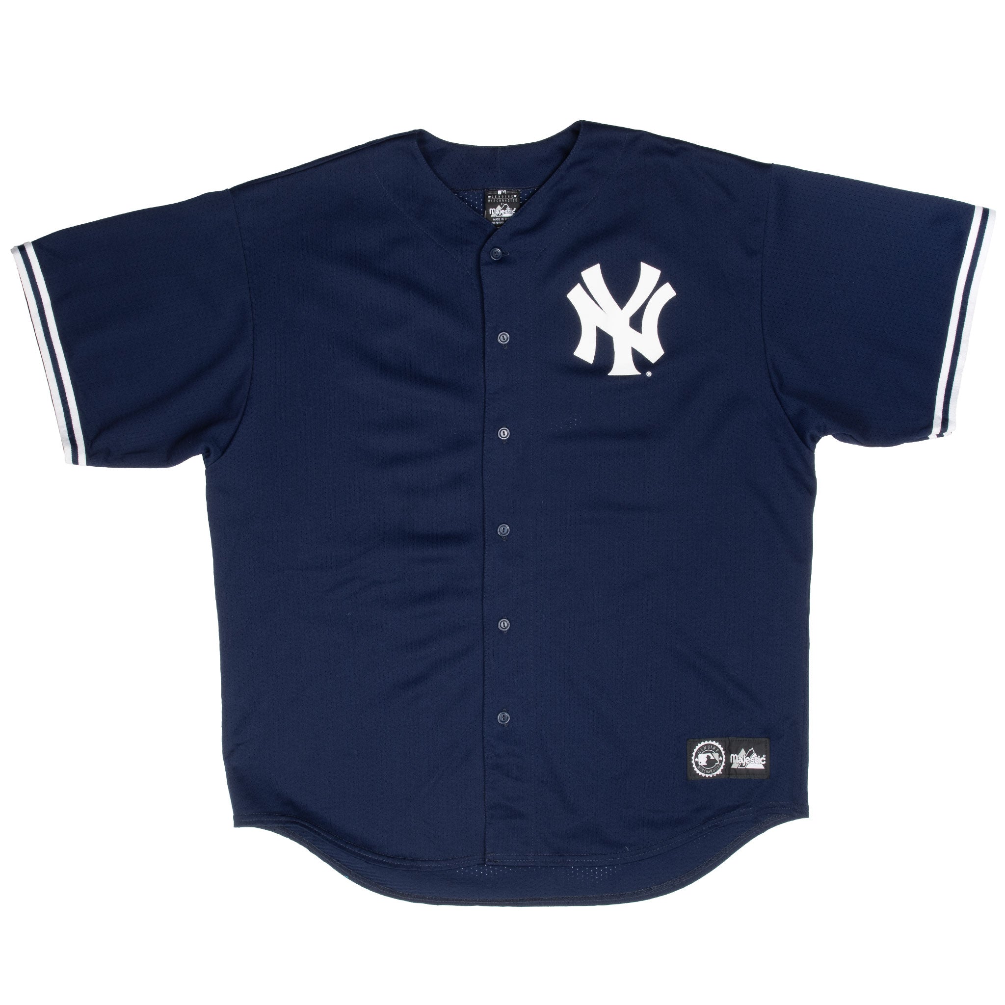 Vintage Mlb New York Yankees Bernie Williams #51 1990S Majestic Jersey Size 2XL Made In USA