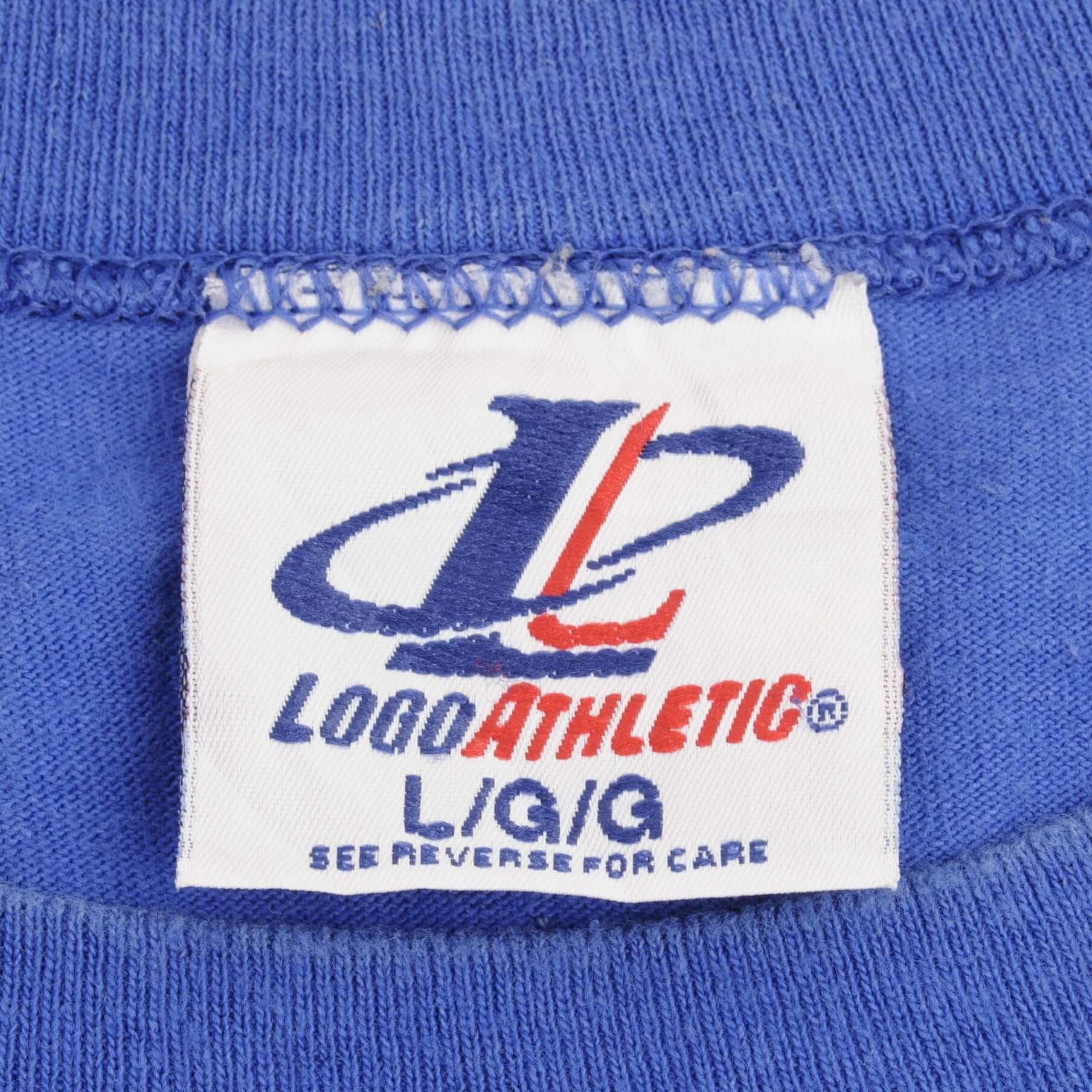 Vintage Nfl Indianapolis Cots Embroidered Tee Shirt 1990S Size Large Made In Usa