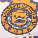 Vintage University Of Michigan Go Blue Tee Shirt 1990s Size XL With Single Stitch Sleeves