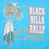 復古 Harley DAVIDSON T 卹 1992 年小碼美國製造