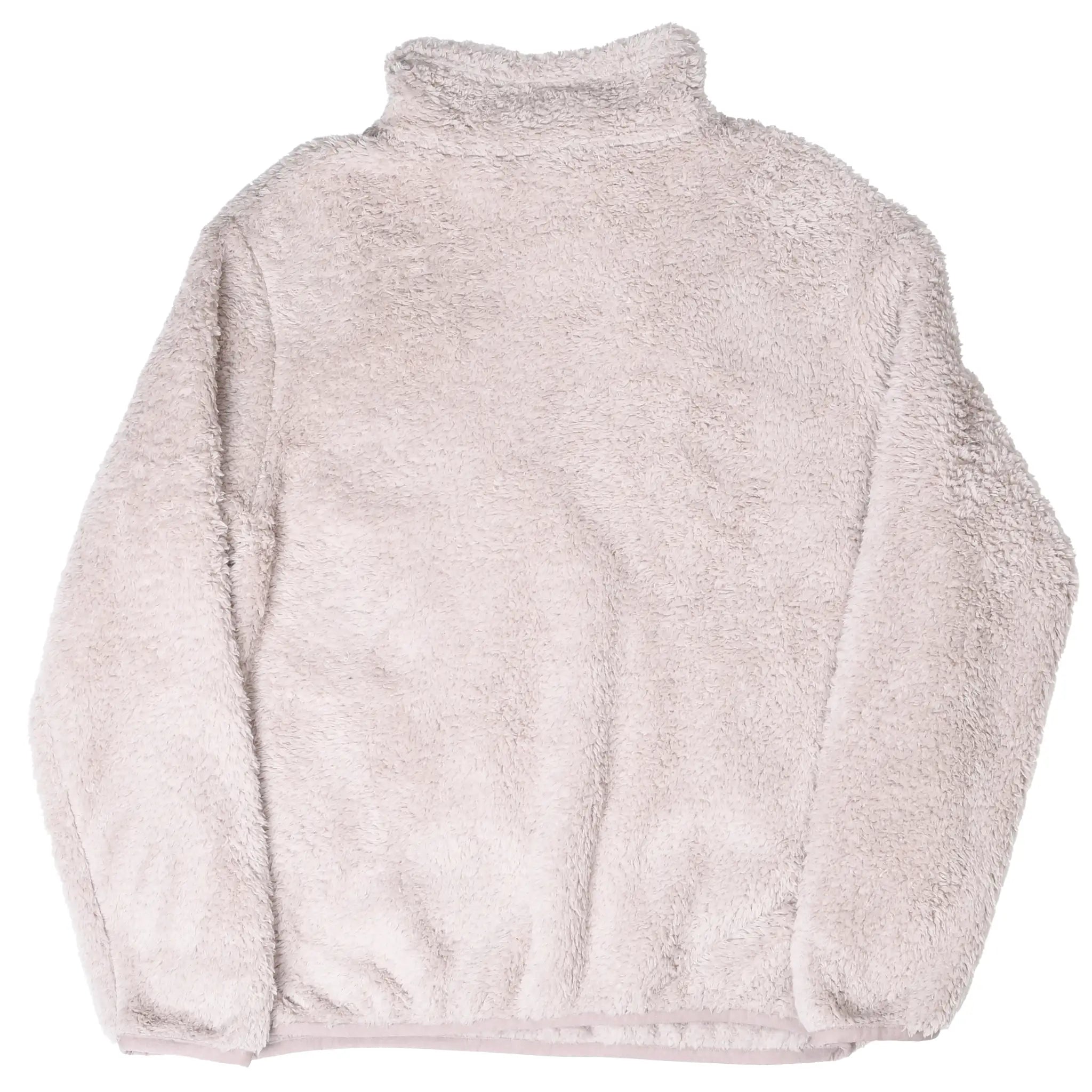 Back of beige Patagonia Women's Los Gatos fleece jacket