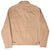 Back of brown Polo Ralph Lauren Harrington jacket with buttoned hem adjusters