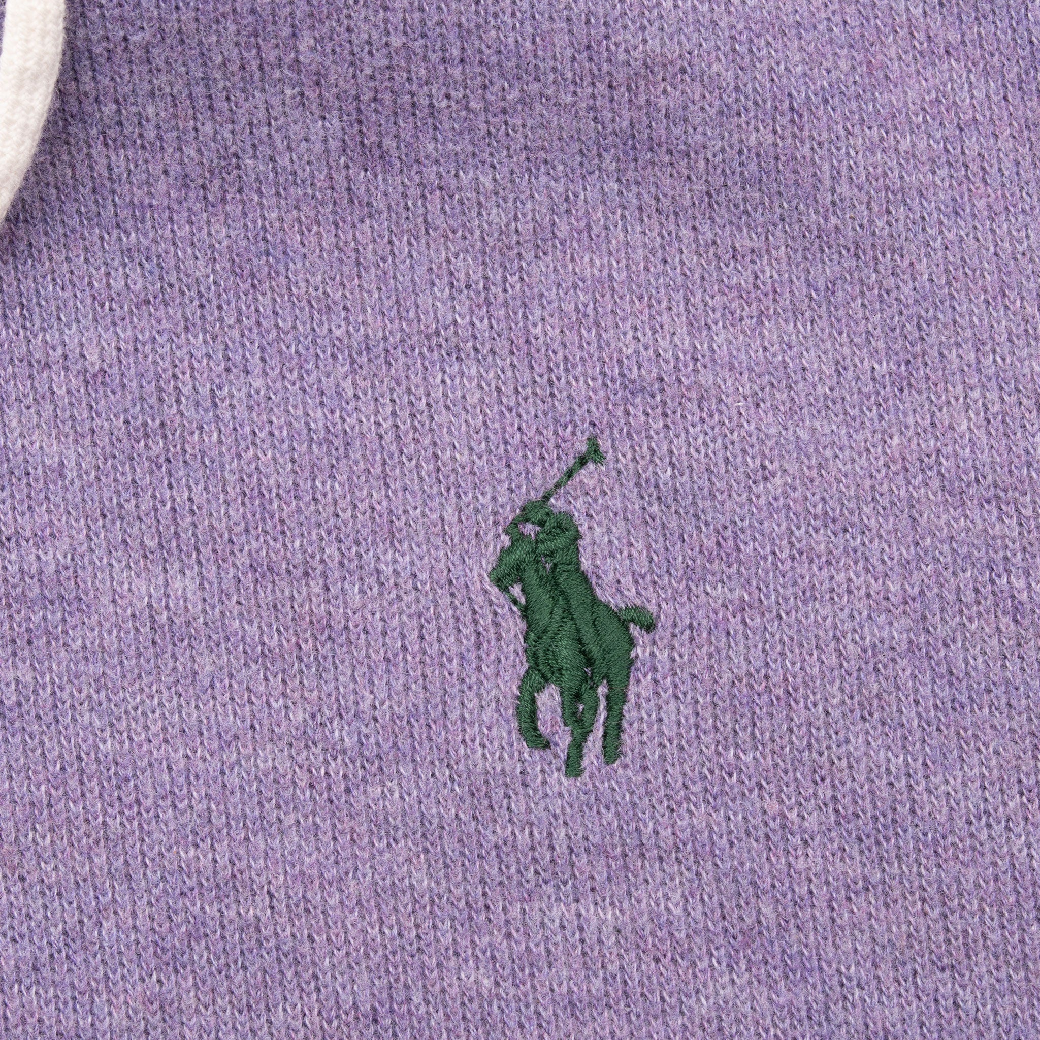 Vintage Ralph Lauren Full Zip Purple Sweater 1990S Size Medium