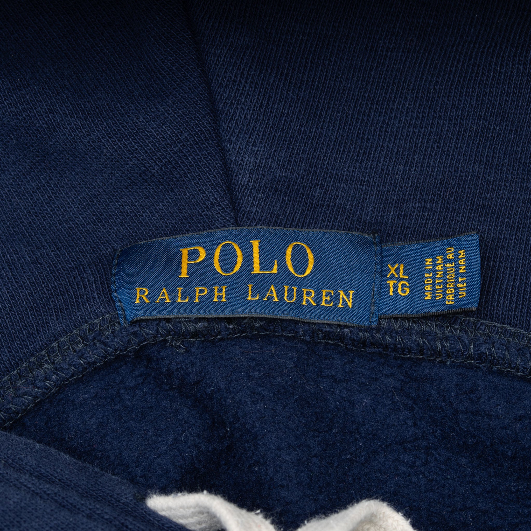 Vintage Polo Ralph Lauren Blue Hoodie Sweatshirt Size XL
