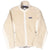 Full front view of beige Patagonia Retro-X women's fleece jacket