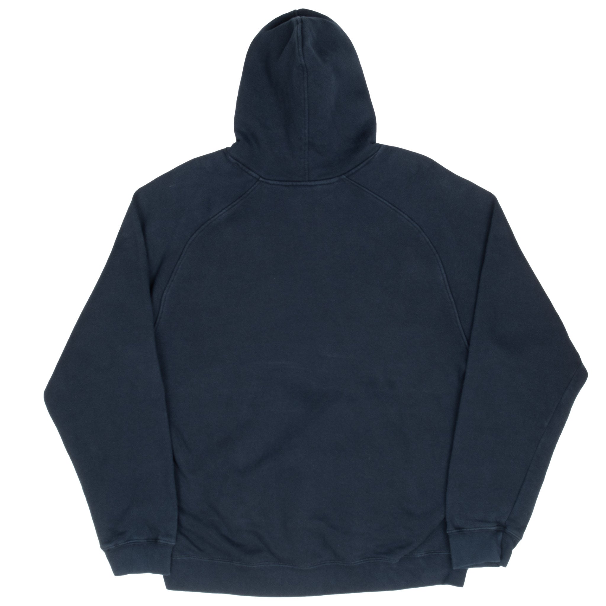 VINTAGE NIKE SWOOSH NAVY BLUE HOODIE SWEATSHIRT 2000S LARGE