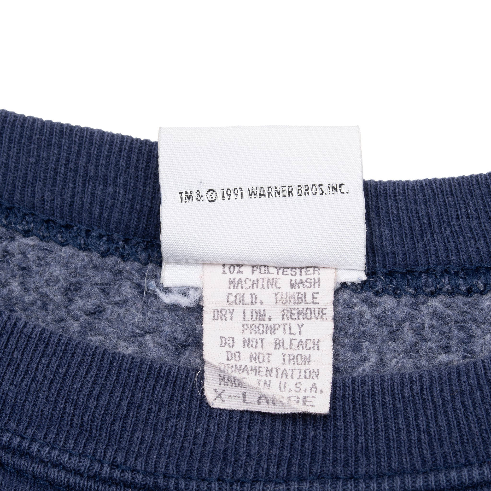 Vintage Looney Tunes Western Frontier Sweatshirt 1991 Size XL Made In Usa