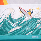 Vintage Adidas Devil's Toenails Amuza River Kayaking All Over Print Sweatshirt Size XL 1970S