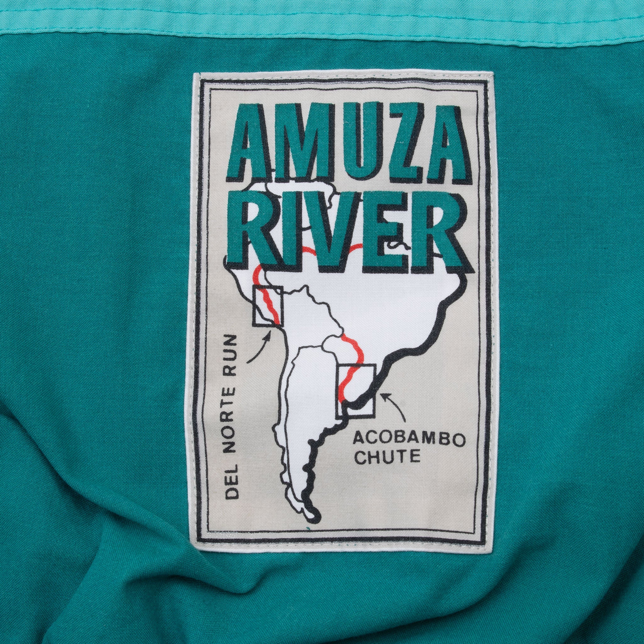 Vintage Adidas Devil's Toenails Amuza River Kayaking All Over Print Sweatshirt Size XL 1970S