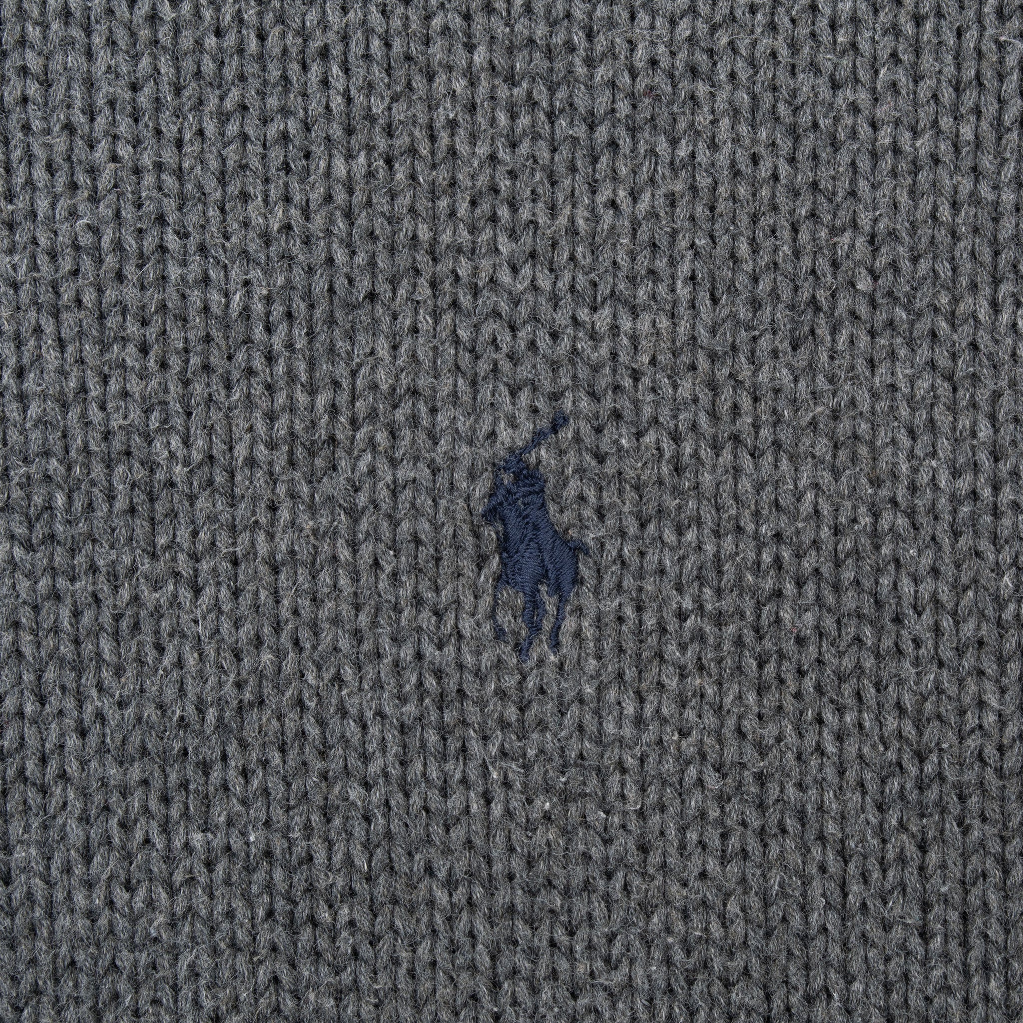 Vintage Ralph Lauren Grey Knit Sweater Crewneck 1990S Size 2Xl