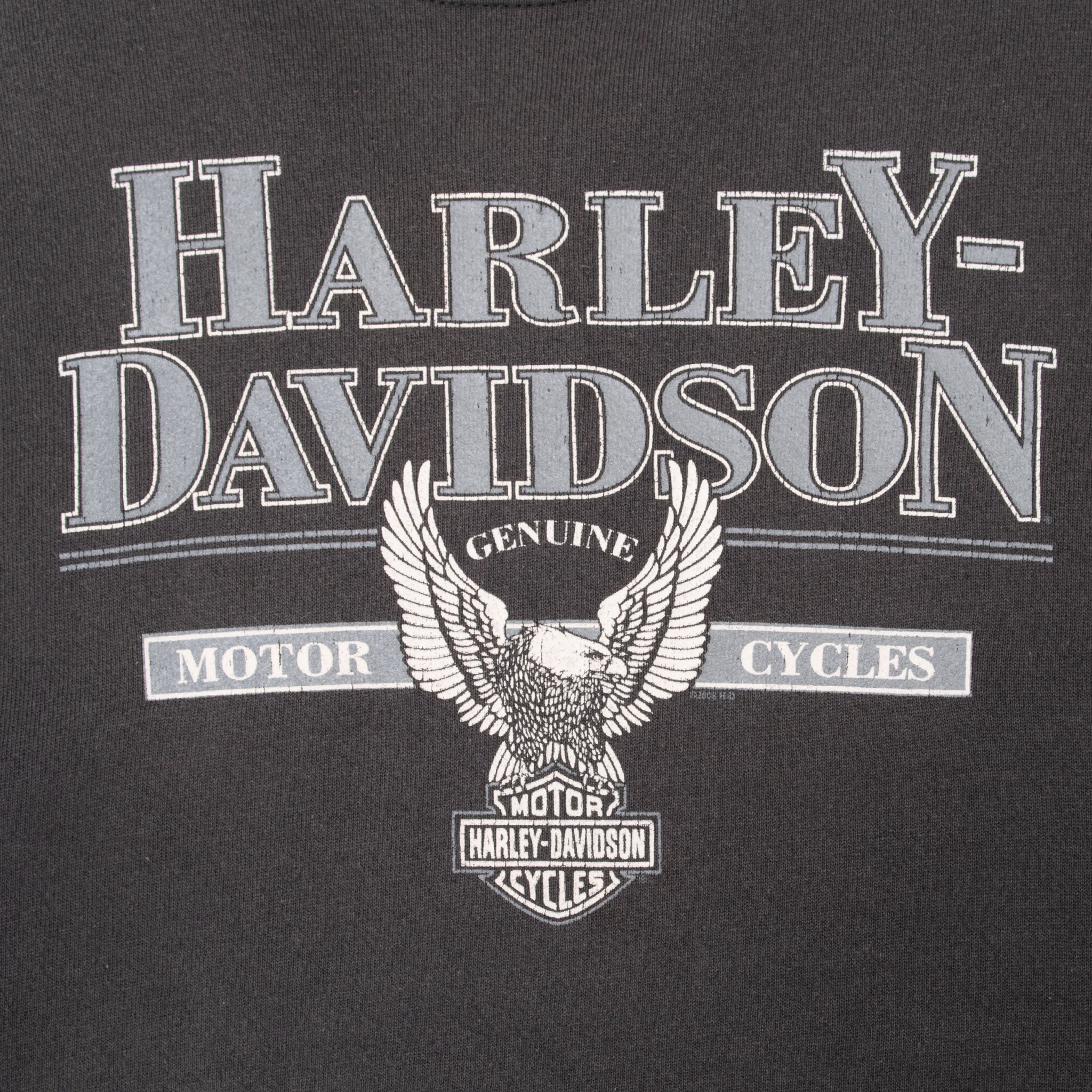 Vintage Harley Davidson Germany Black Sweatshirt 2008 Size XL