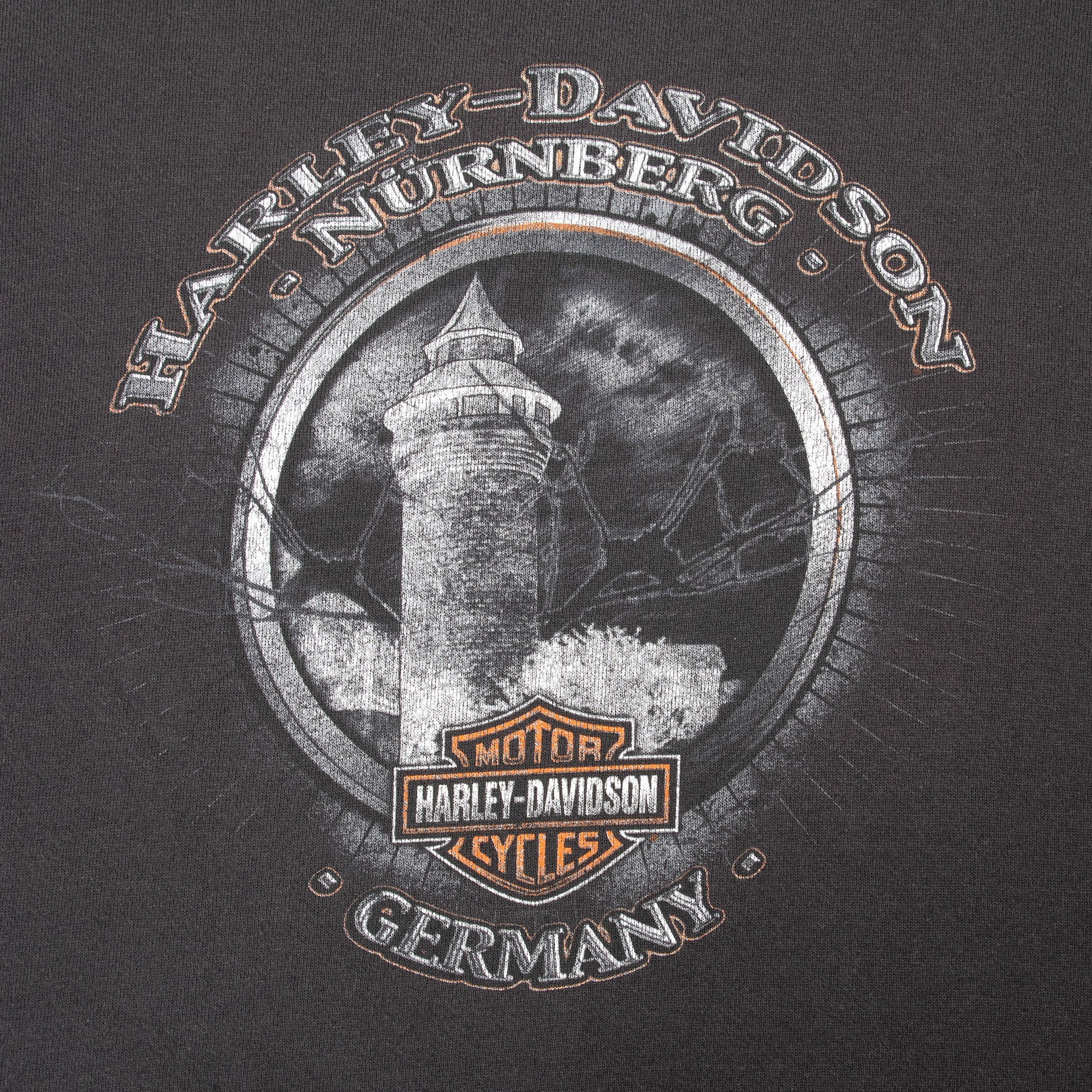 Vintage Harley Davidson Germany Black Sweatshirt 2008 Size XL