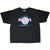 Full front of black Hard Rock Cafe Washington, D.C. T-shirt with colorful globe logo