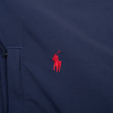 Vintage Polo Ralph Lauren Blue Fleece Jacket Size Medium