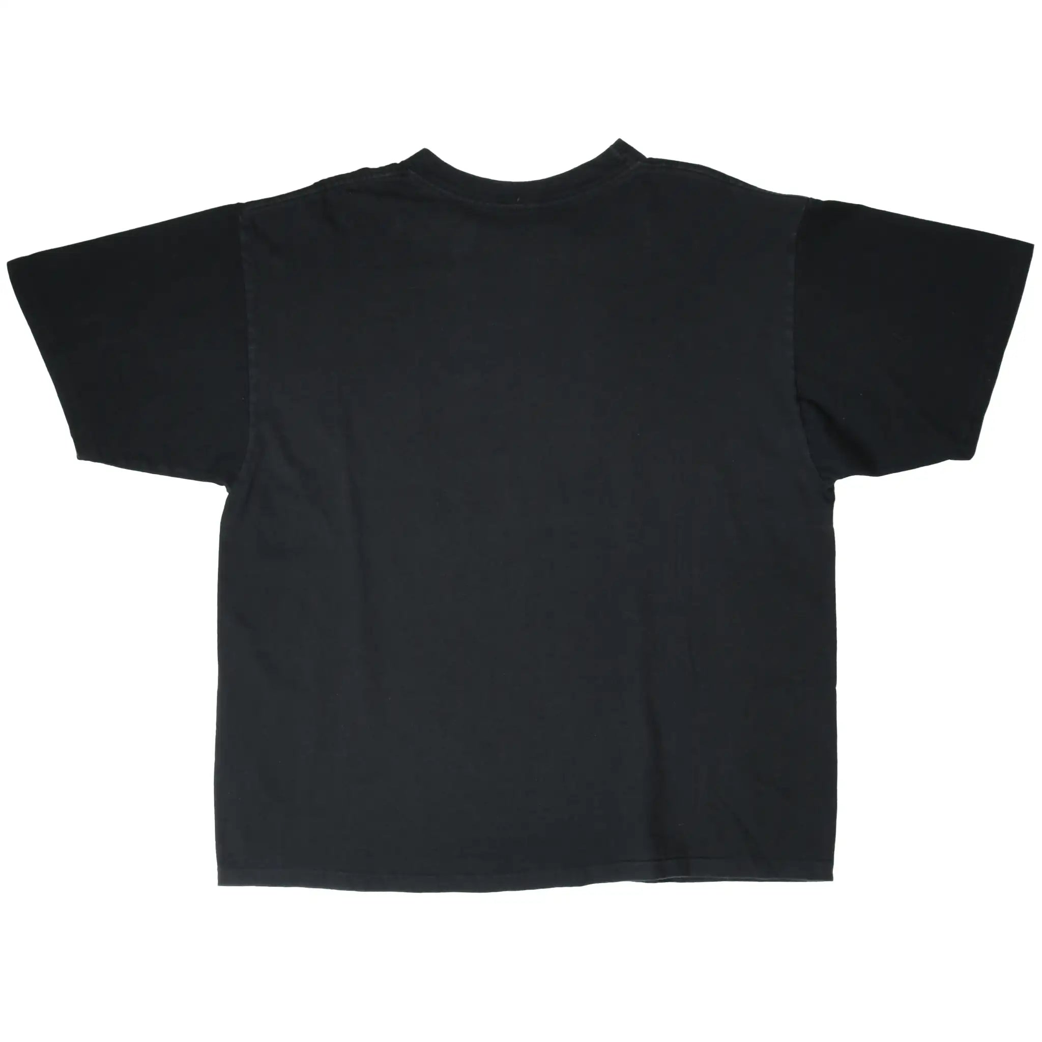 Plain back of black Hard Rock Cafe short-sleeve T-shirt
