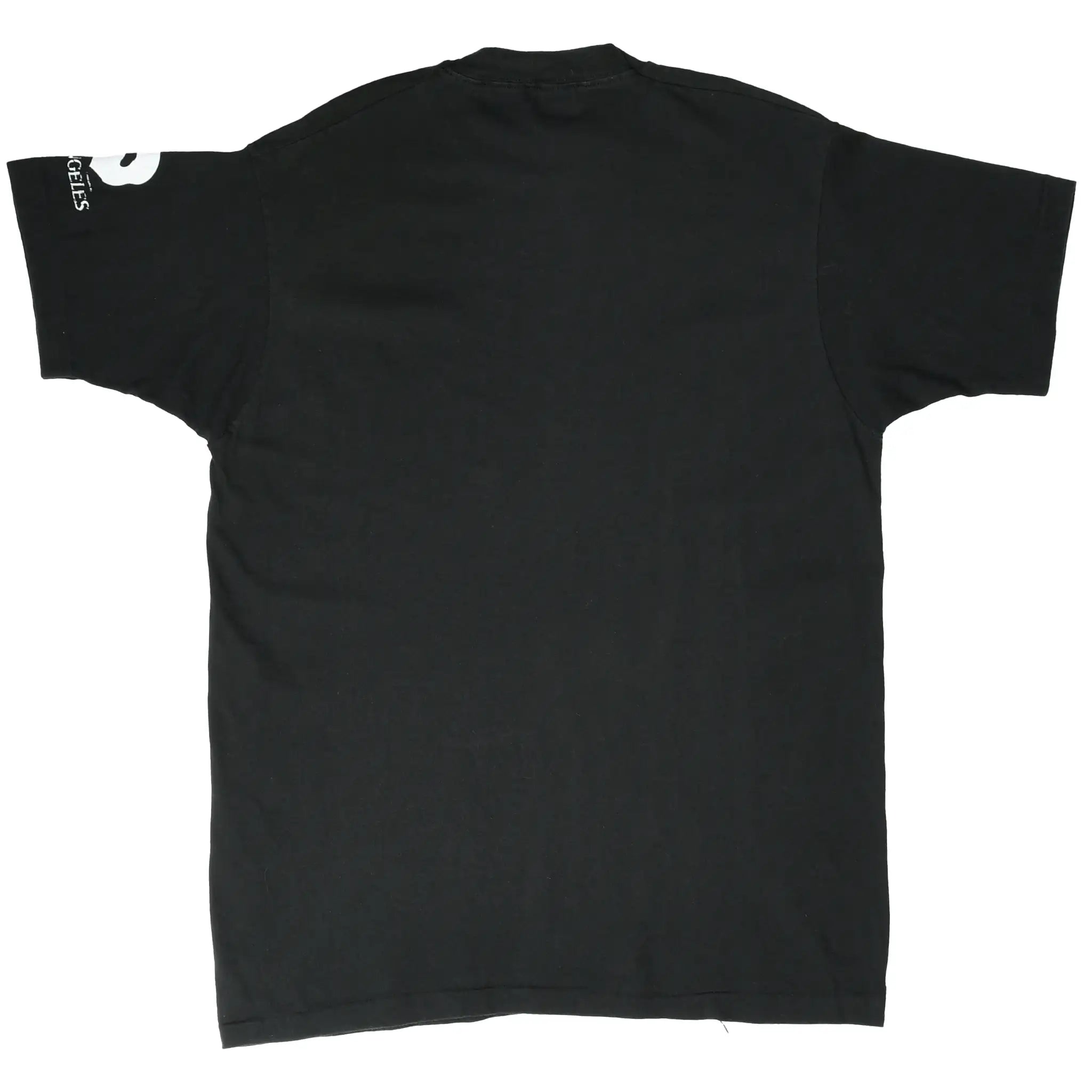 Back of black The Phantom of the Opera T-shirt with plain design