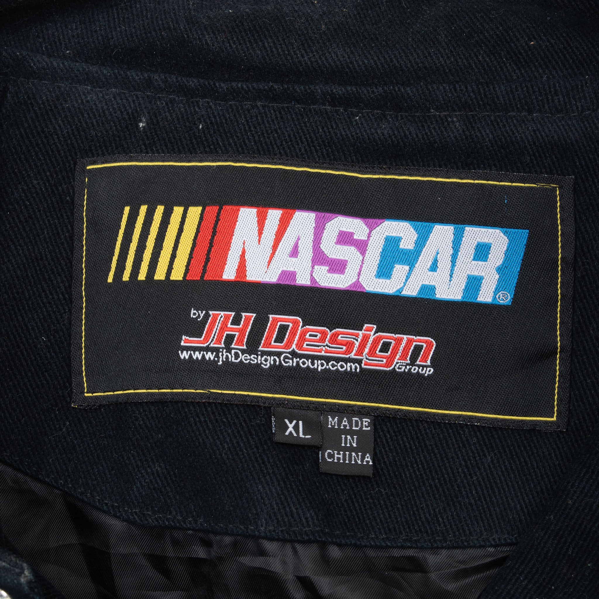 Vintage Nascar David Gilliland Jh Racing Jacket 2000S Size XL