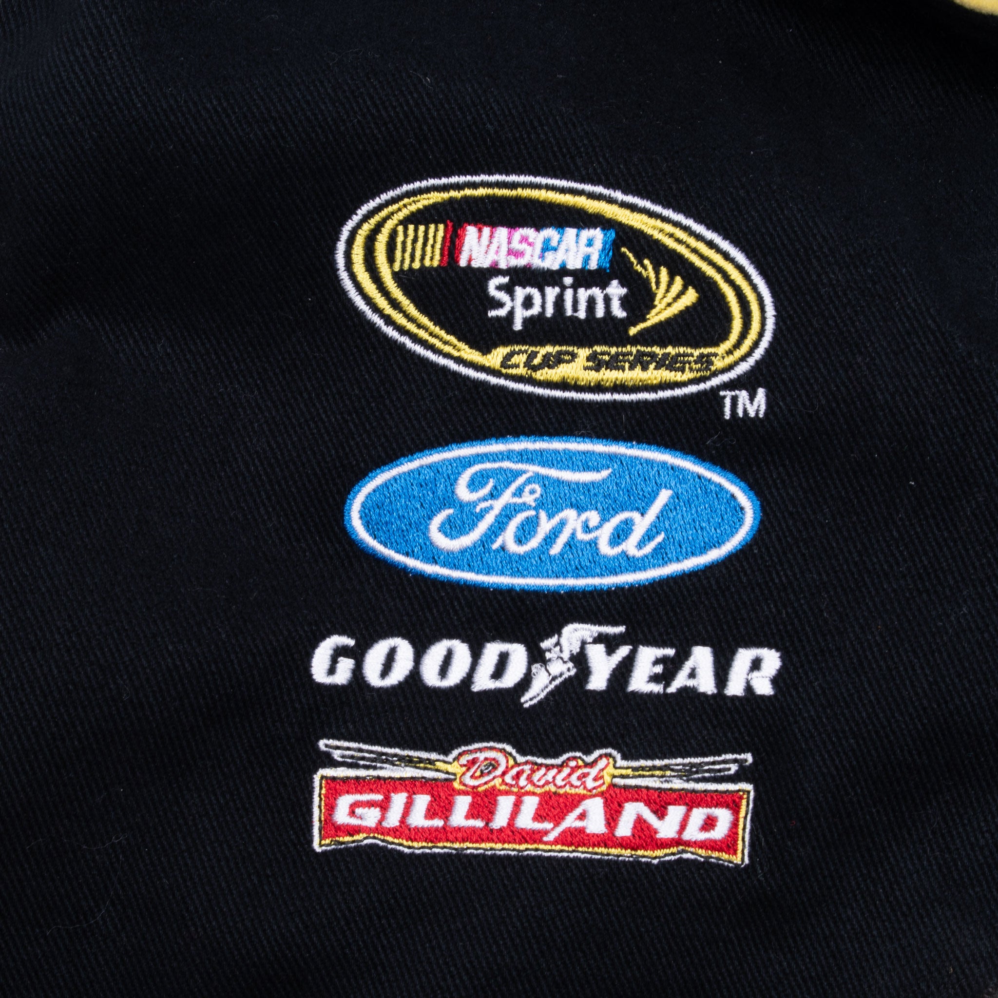 Vintage Nascar David Gilliland Jh Racing Jacket 2000S Size XL