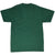 Plain back of dark green Looney Tunes short-sleeve T-shirt