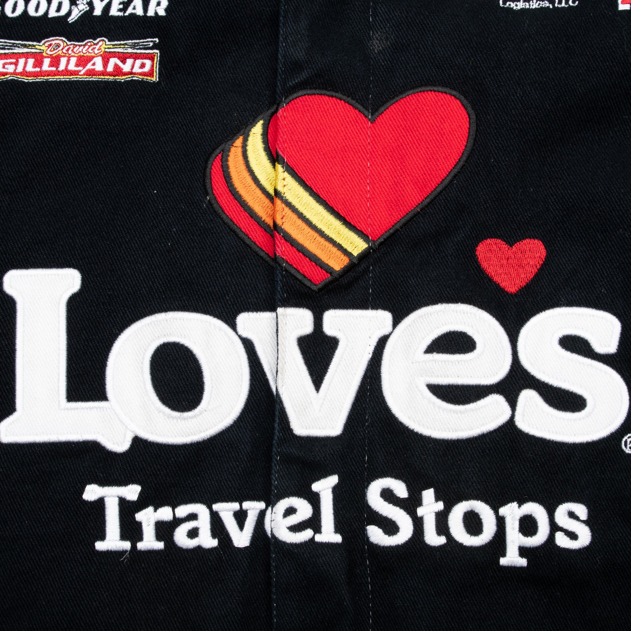 Vintage Nascar David Gilliland Jh Racing Jacket 2000S Size XL