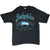 Full front of black Seattle Seahawks T-shirt with team logo and Football Club graphic