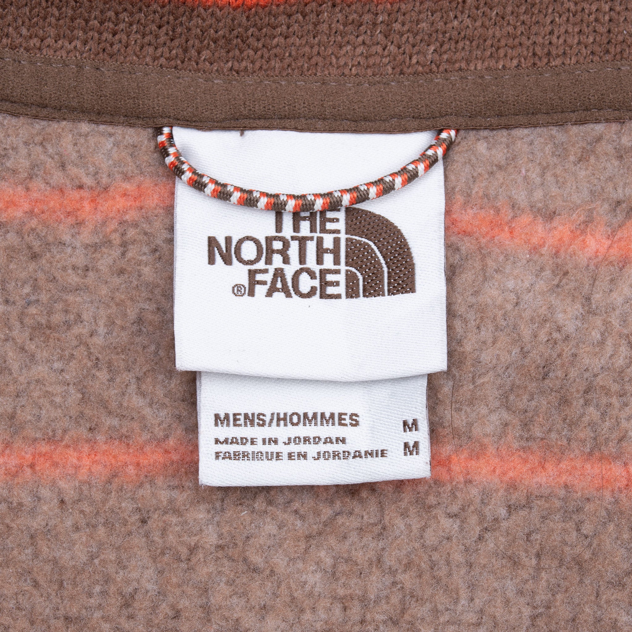 Vintage The North Face Brown Pullover Fleece Jacket 2000S Size Medium