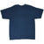 Back of navy blue Nike short-sleeve T-shirt with no graphic