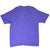 Plain back of purple short-sleeve T-shirt