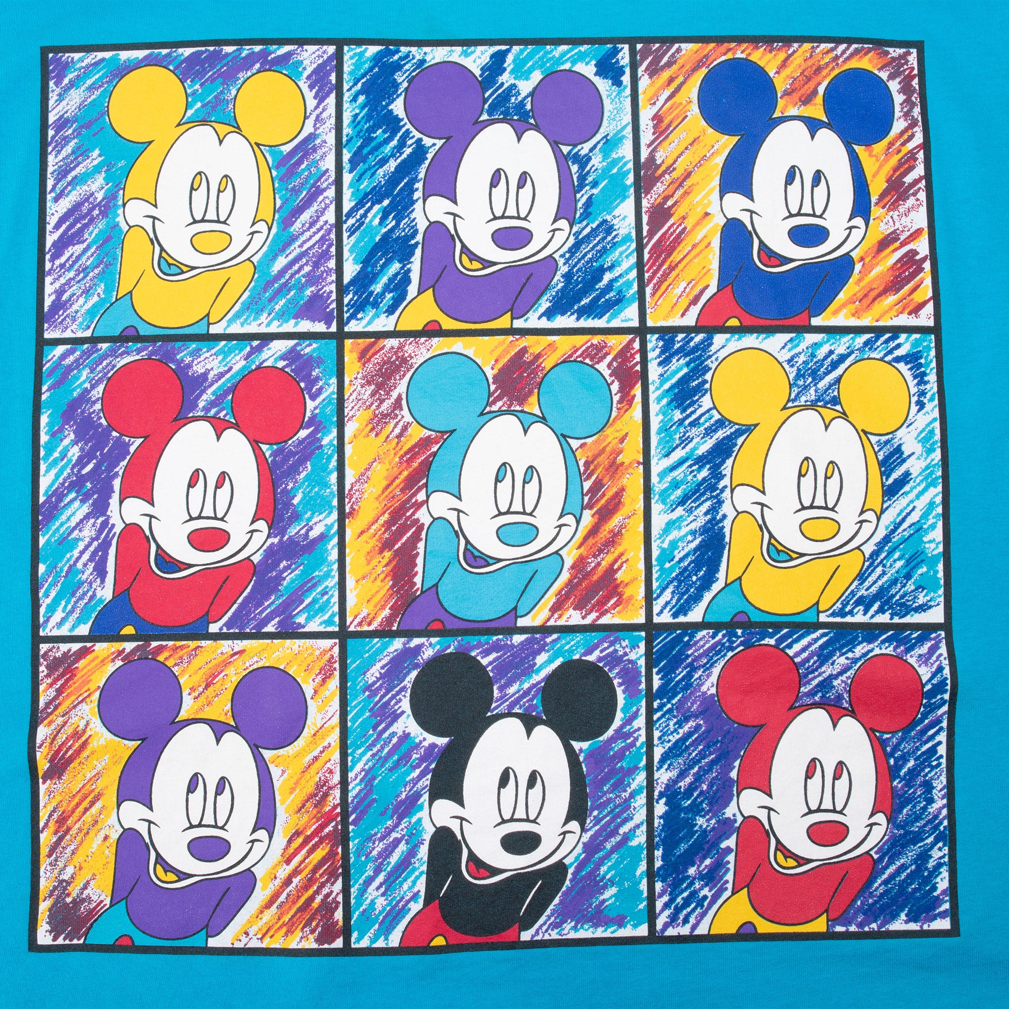 Vintage Disney Mickey Mouse Andy Warhol 1990S Tee Shirt Size 2XL