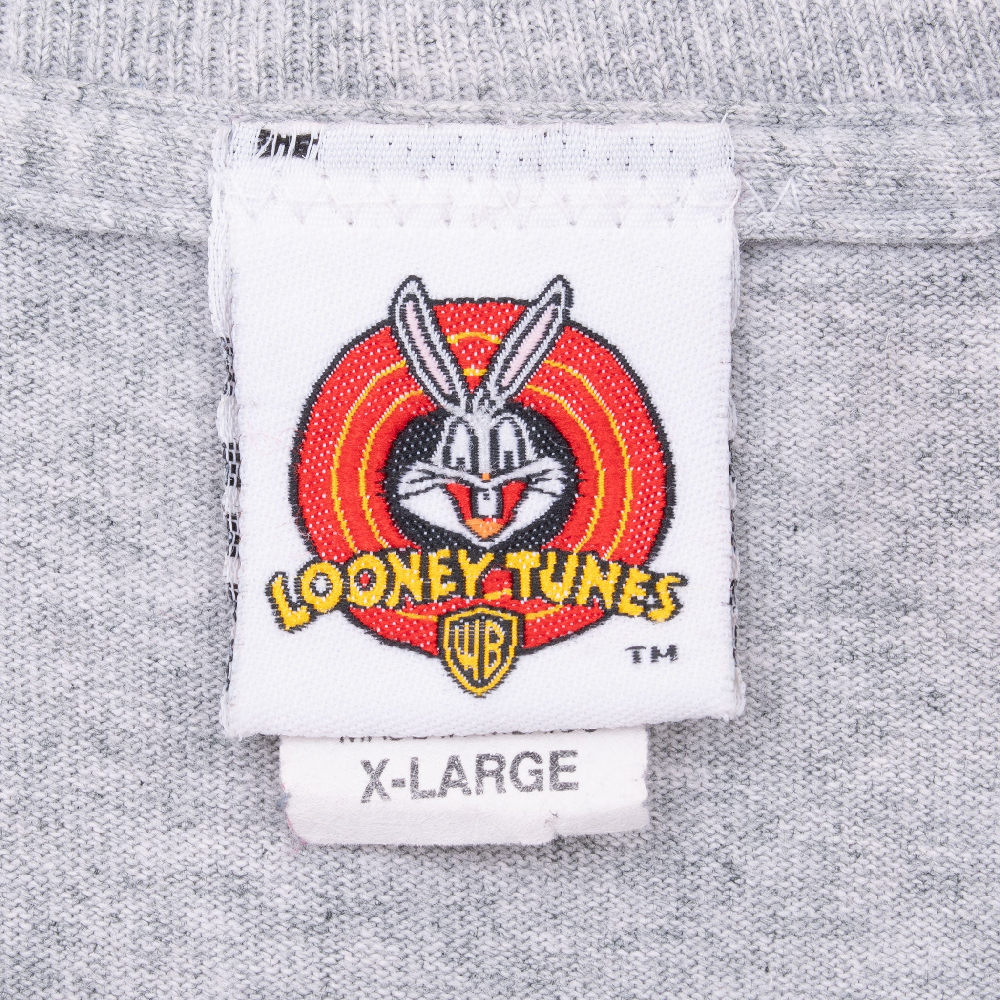 Vintage Looney Tunes Tweety 1998 Grey Tee Shirt Size XL