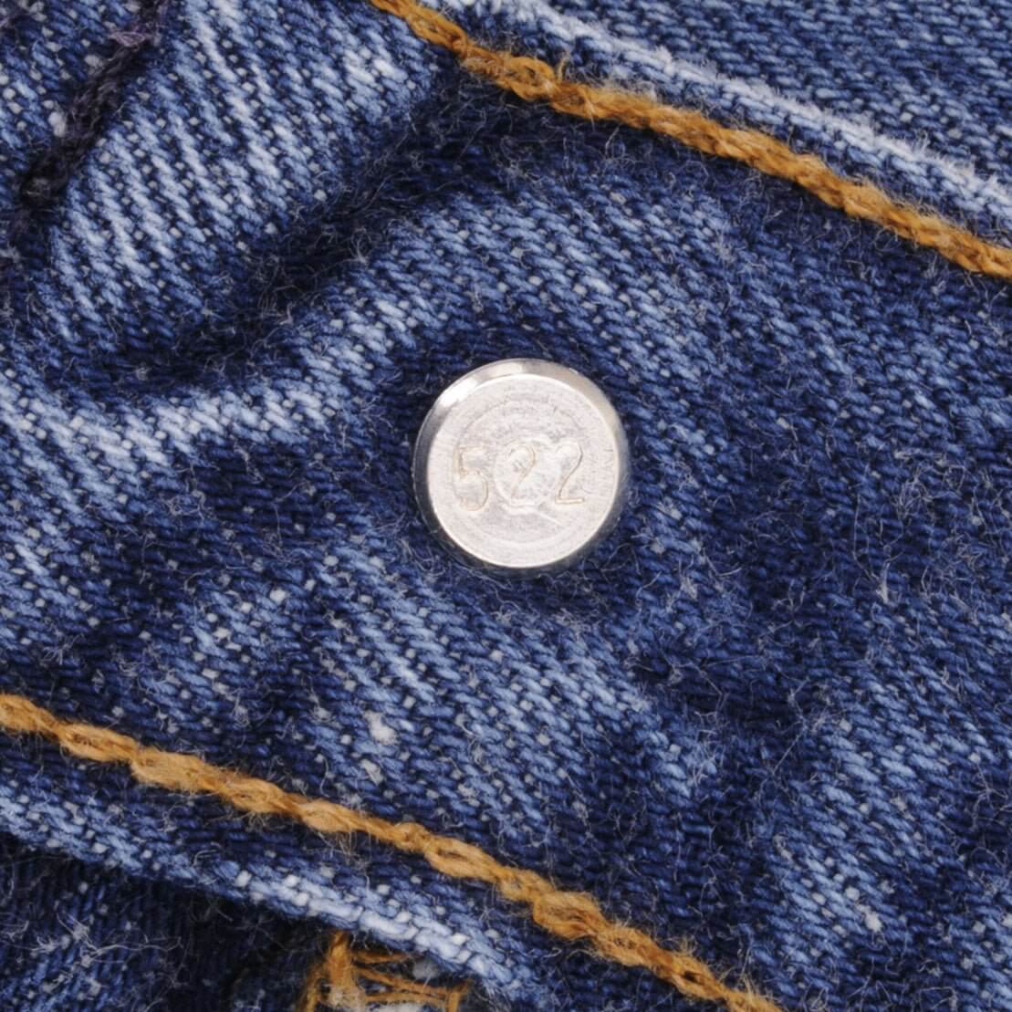Beautiful Indigo Levis 501 jeans 1980s Made in USA with Medium Wash.  Size on tag 35X32 Actual Size 32X28  Back Button #522