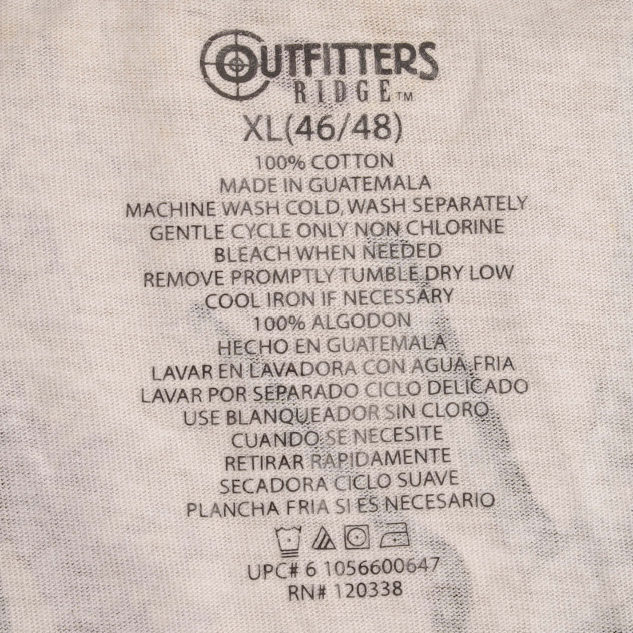 Vintage Hunting Fusion 3D Camo Pocket Tee Shirt Size XL