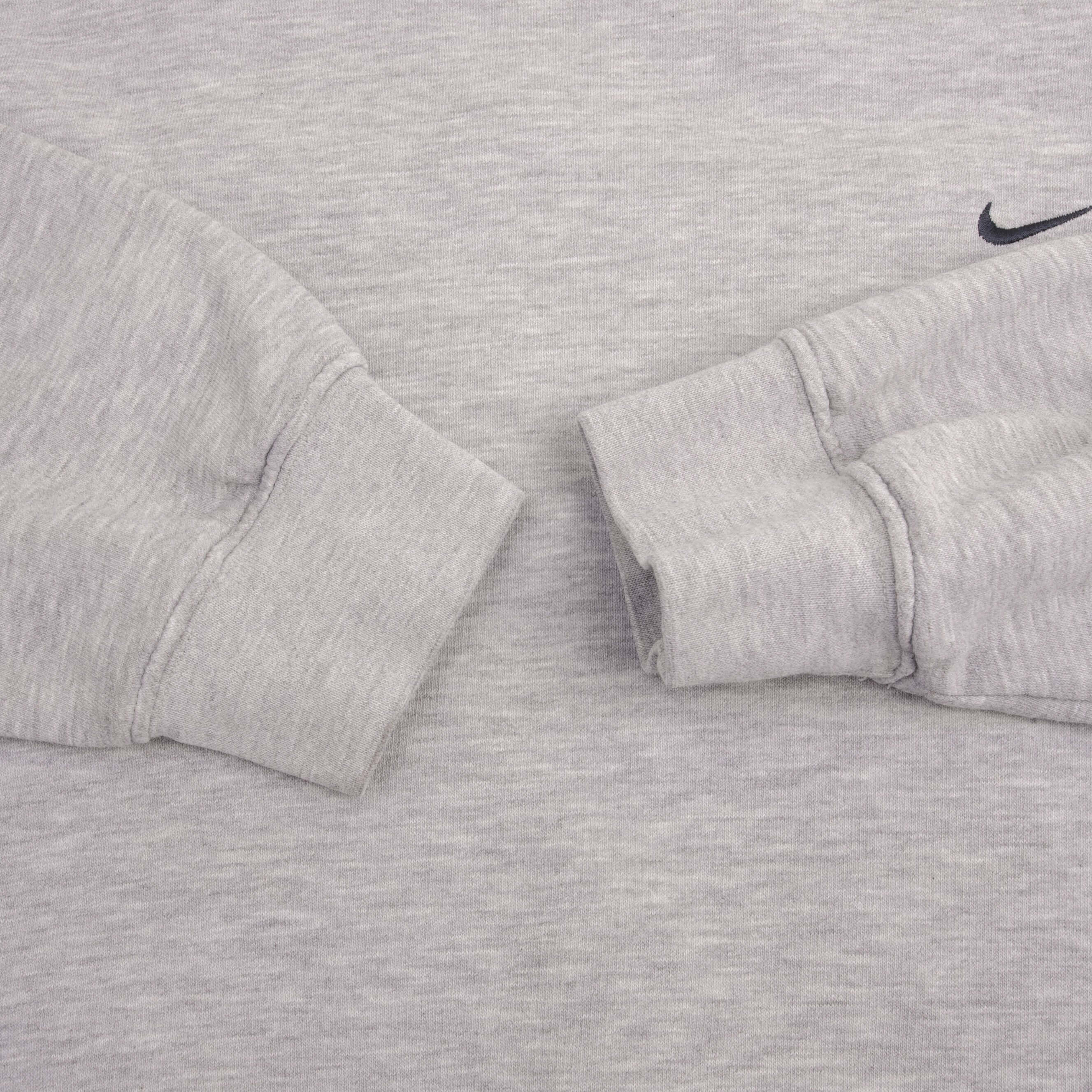 Vintage Nike Classic Swoosh Gray Sweatshirt 2000S Size XL