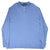 Front view of blue Polo Ralph Lauren long-sleeve polo shirt