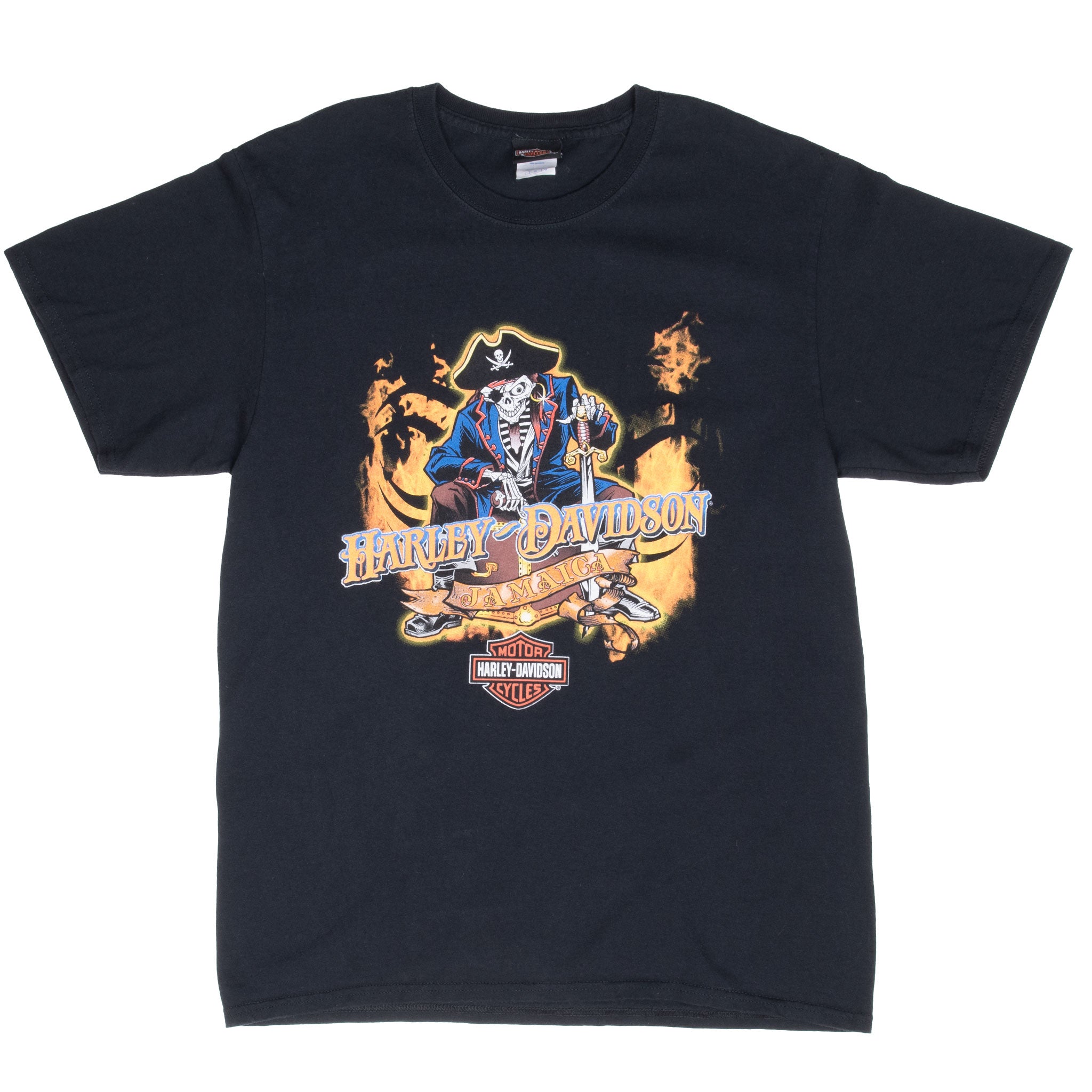 Vintage Harley Davidson Jamaica 2000S Tee Shirt Size Medium