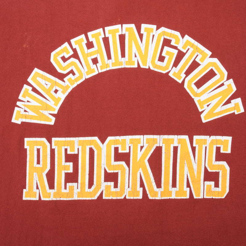 Vintage NFL Washington Redskins Stater Tee Shirt Size Large Made In USA With Single Stitch Sleeves